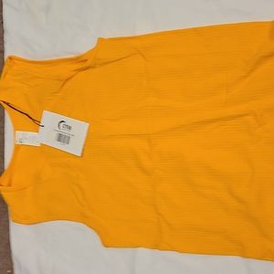 Zyia parallel mustard yellow tank NWT MEDIUM
